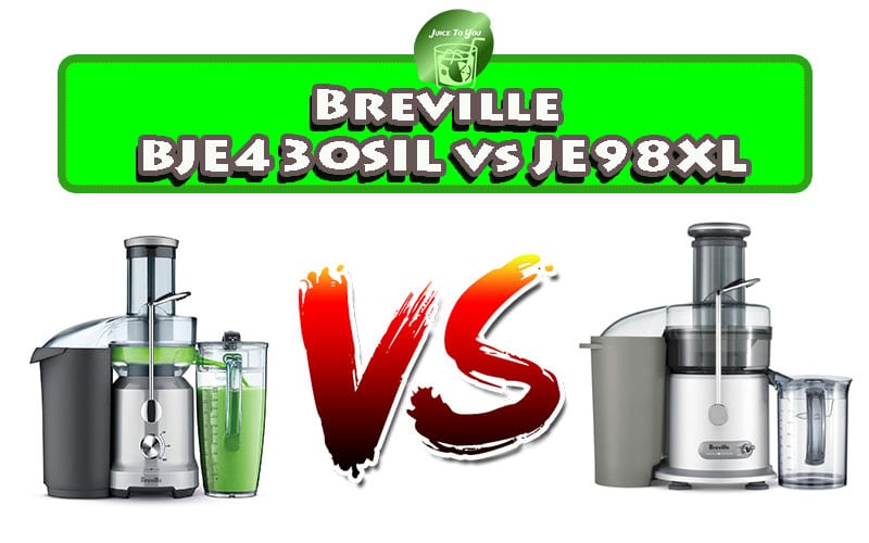 Breville BJE430SIL vs JE98XL: Which Juicer is Better?