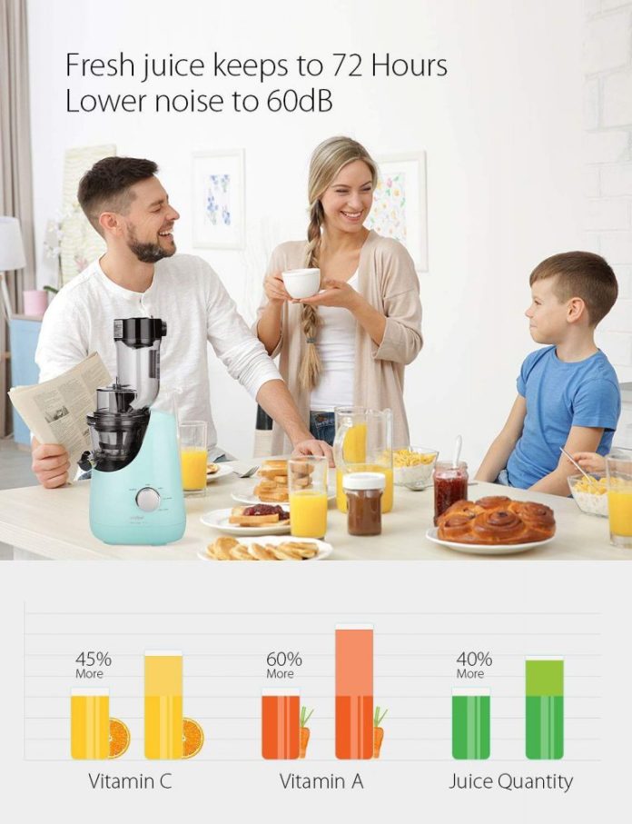 COMFEE BPA Free Masticating Juicer Extractor with Ice Cream Maker Function Review