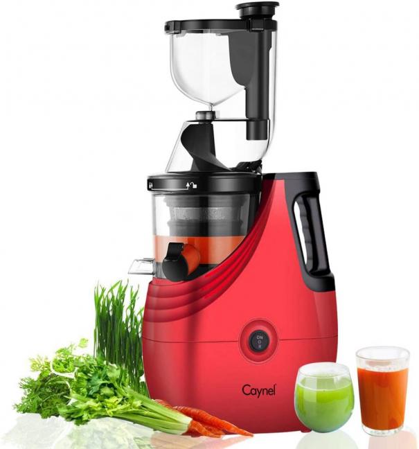 Caynel Slow Masticating Juice Extractor Cold Press Juicer