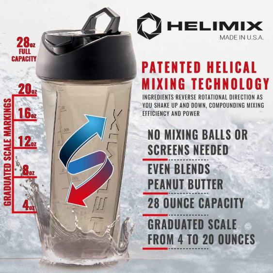 Helimix Vortex Blender Shaker Bottle – Excellent Quality