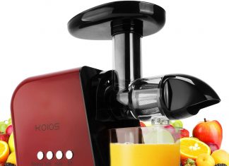 KOIOS Juicer - Slow Masticating Juicer Extractor with Reverse Function