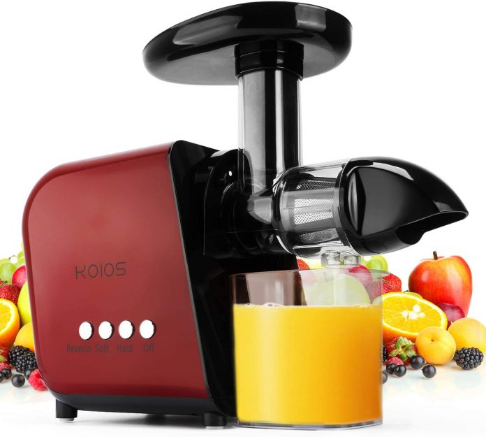 KOIOS Juicer - Slow Masticating Juicer Extractor with Reverse Function