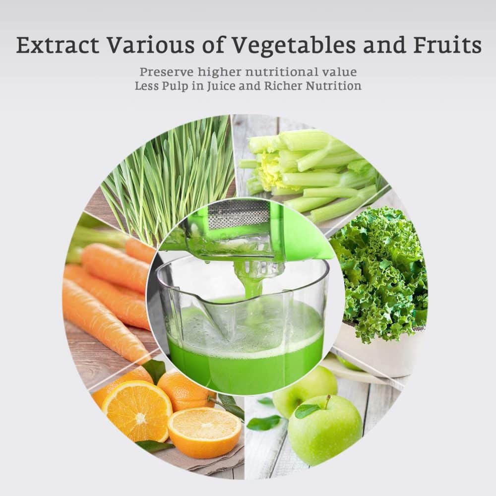 AICOOK Slow Masticating Juicer
