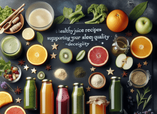 juice recipes for a better sleep 1