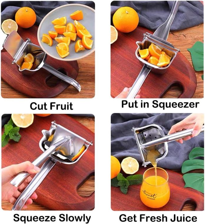 real stainless steel lemon squeezer review