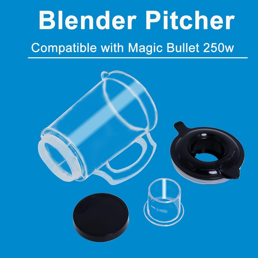 48oz Cup Replacement Parts Compatible with Magic Bullet 250w,Blender Pitcher (NOT include blade)