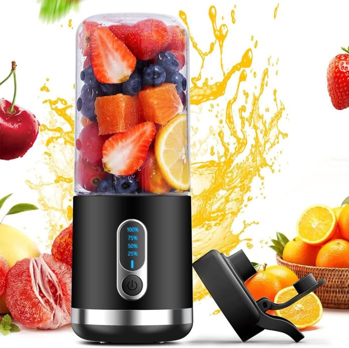 besnoow portable blender personal blender for shakes and smoothies 4000mah usb rechargeable bpa free 152 oz 450ml juicer