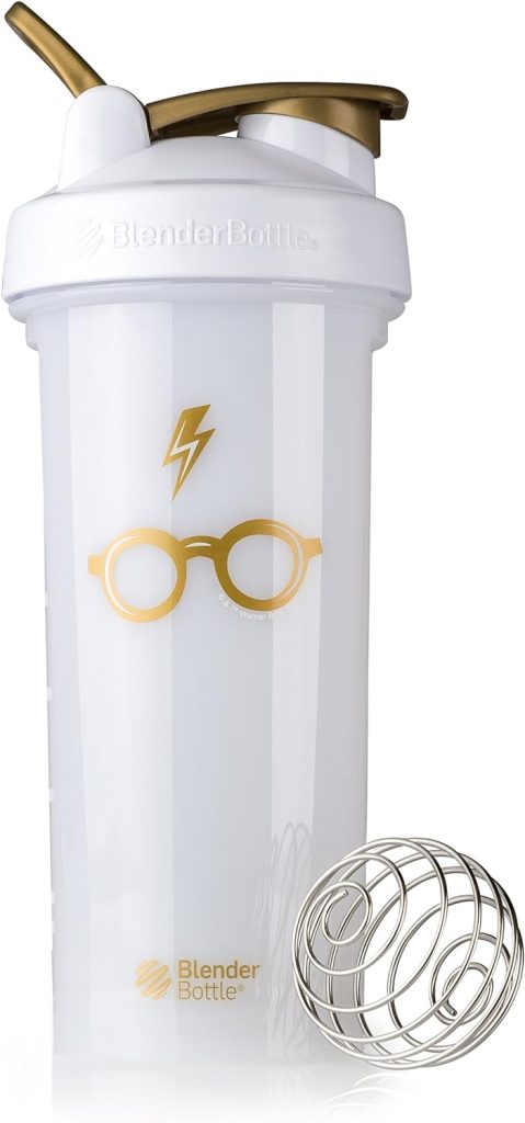 BlenderBottle Harry Potter Shaker Bottle Pro Series Perfect for Protein Shakes and Pre Workout, 28-Ounce, Deathly Hallows