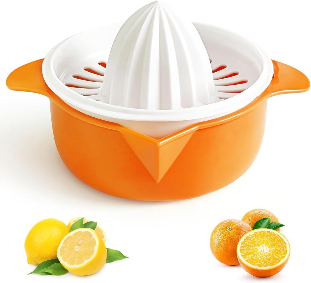 Citrus Juicer, Lemon Squeezer Orange Fruit Manual Hand Juicers with Pouring Spout, 250ml