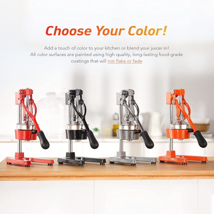co z hand press juicer machine manual citrus juicer for lemon lime orange juice professional squeezer and crusher easy t 3