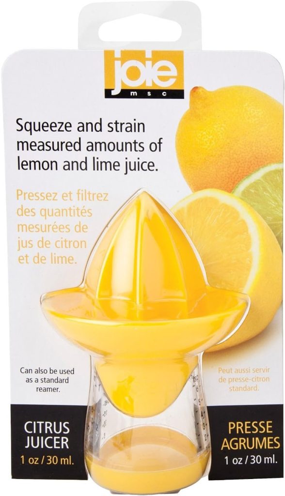 Joie Lemon and Lime Juicer and Reamer, Yellow