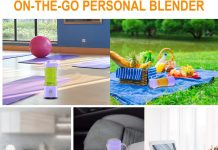 portable blender vaeqozva usb rechargeable smoothie on the go blender cup with straws protein shakes fruit mini mixer fo 3