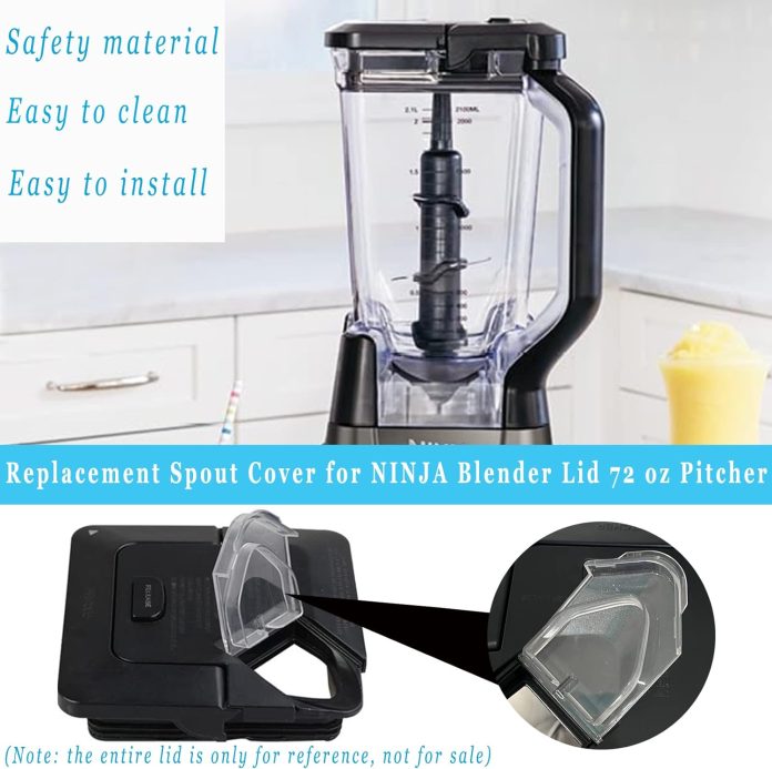 pour spout cover replacement for ninja blender lid replacement spout cover for ninja blender 72 oz square pitcher suitab 2