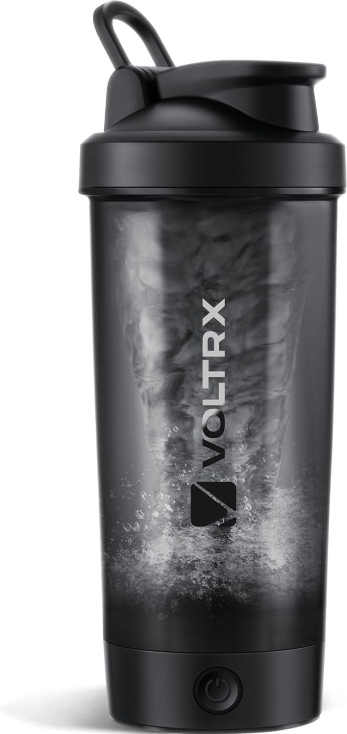 voltrx protein shaker bottle merger usb c rechargeable electric protein shake mixer shaker cups for protein shakes and m