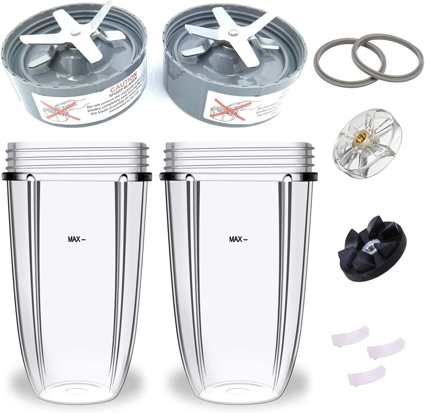 extractor blade replacement parts cups rubber gear top gear gaskets shock pad replacement parts for nutribullet blender 