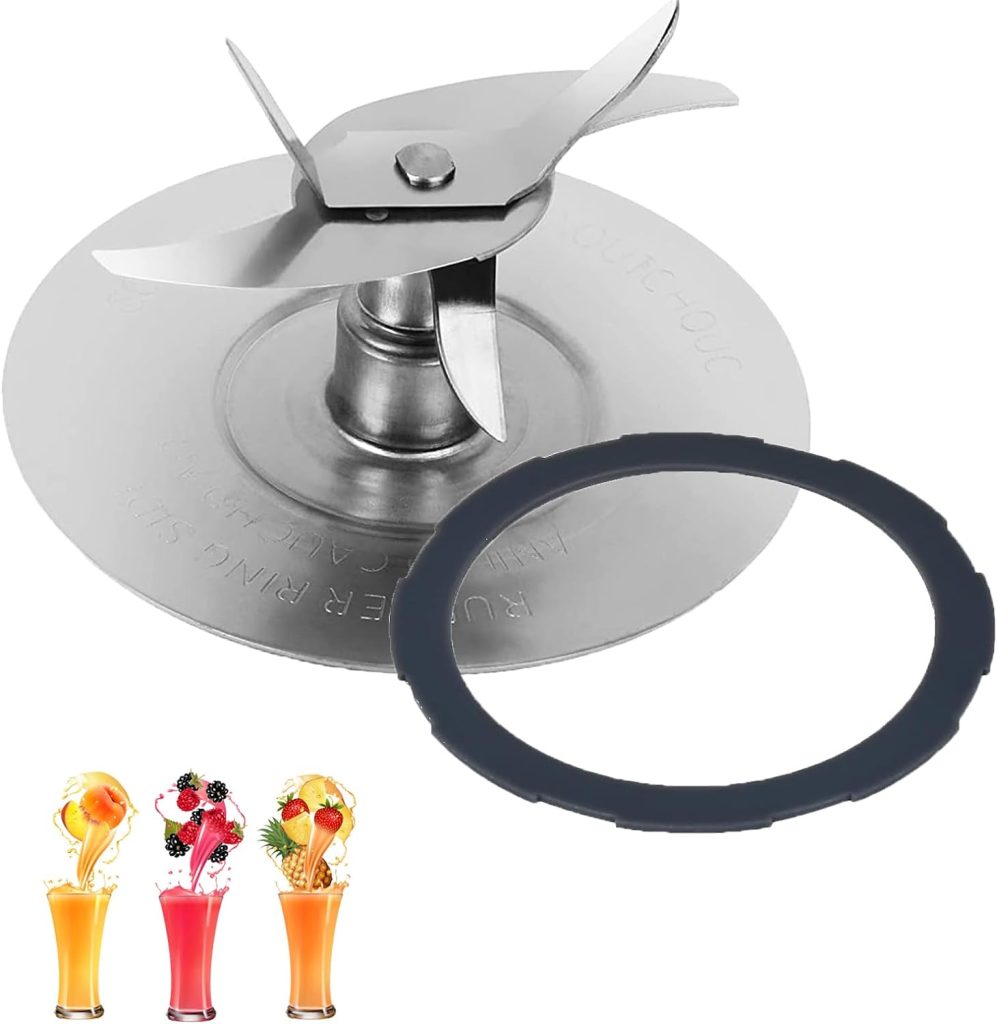 Pro 1200 Blender Blade Compatible with Oster Pro 1200 Blenders with O-ring Rubber Gasket for Oster Pro 1200 Blender Replacement Parts