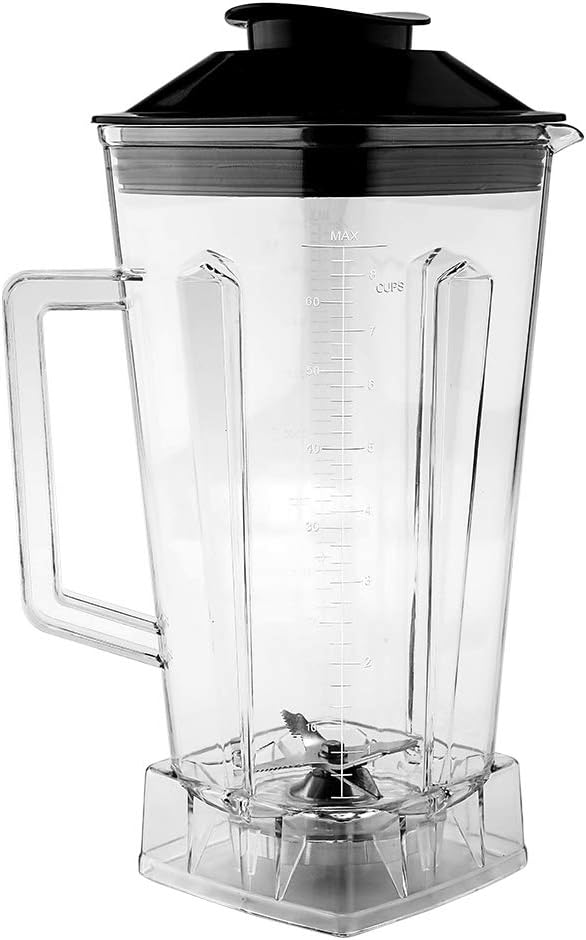 64 OZ Container with Blade and Lid Replacement for Vitamix 5200 5300 A2300 A2500 A3500 VM0101E VM0103 VM0158 VM0197