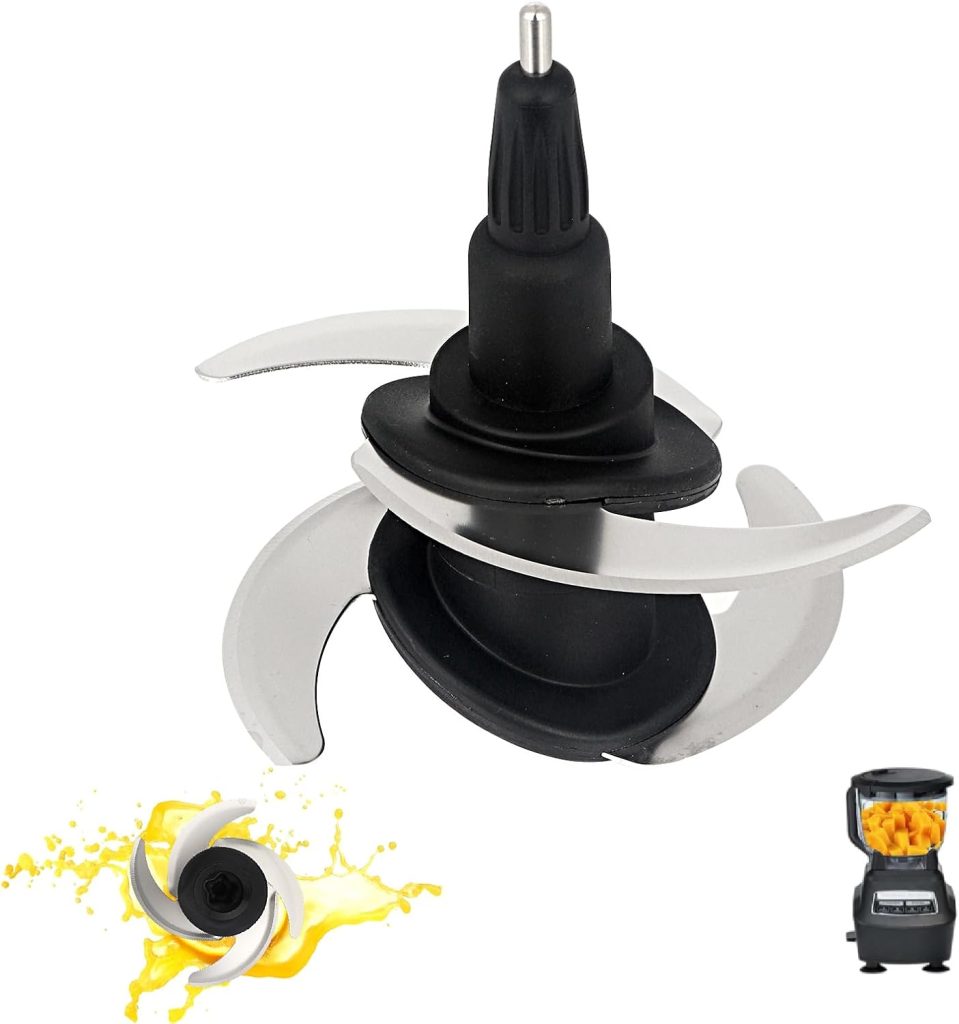 Blender 6 Blade Replacement for Ninja 72 oz Pitcher, Compatible with Ninja 1100W 1200W 1500W, BL500 BL610 BL642 BL660 BL681A BL682 BL700 BL770 BL780 BL910 BN701 BN751 BN801 CO610B CT610 DB751A NJ600