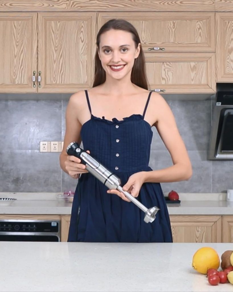 Handheld Immersion Blender,700W Infinitely Variable Speeds Hand Blender,Multi-function Stainless Steel Stick Kitchen Smoothie Blender with Detachable Whisk, Milk Frother,for Soup Puree