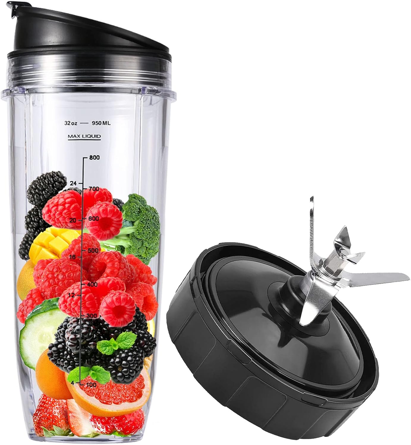 ninja blender replacement parts 32oz ninja blender cups and 7 fins blade nutri ninja blender parts ninja bullet blender 