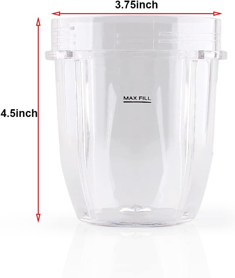 replacement parts cupscompatible with ninja blenders bl480 bl450 bl640 bl490 bl680 nn100 bl682 bl450 bl2012 ct640 ct800 1 3