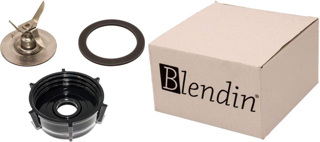 Blendin Replacement Ice Crusher Blade with Jar Base Cap, Rubber O Ring Sealing Ring Gasket Combo Accessory - Compatible with Oster and Osterizer Blenders - Blender Replacement Parts  Accessories