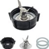 Oster Blender Replacement Parts Ice Blade with Jar Base Cap and Two Rubber O Ring Seal Gasket Kit - Image 4