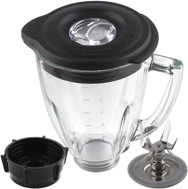 Oster Replacement Parts 6-Cup Glass Jar With Blade