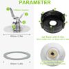 Oster Blender Replacement Parts Ice Blades ABS Plastic Base - Image 4