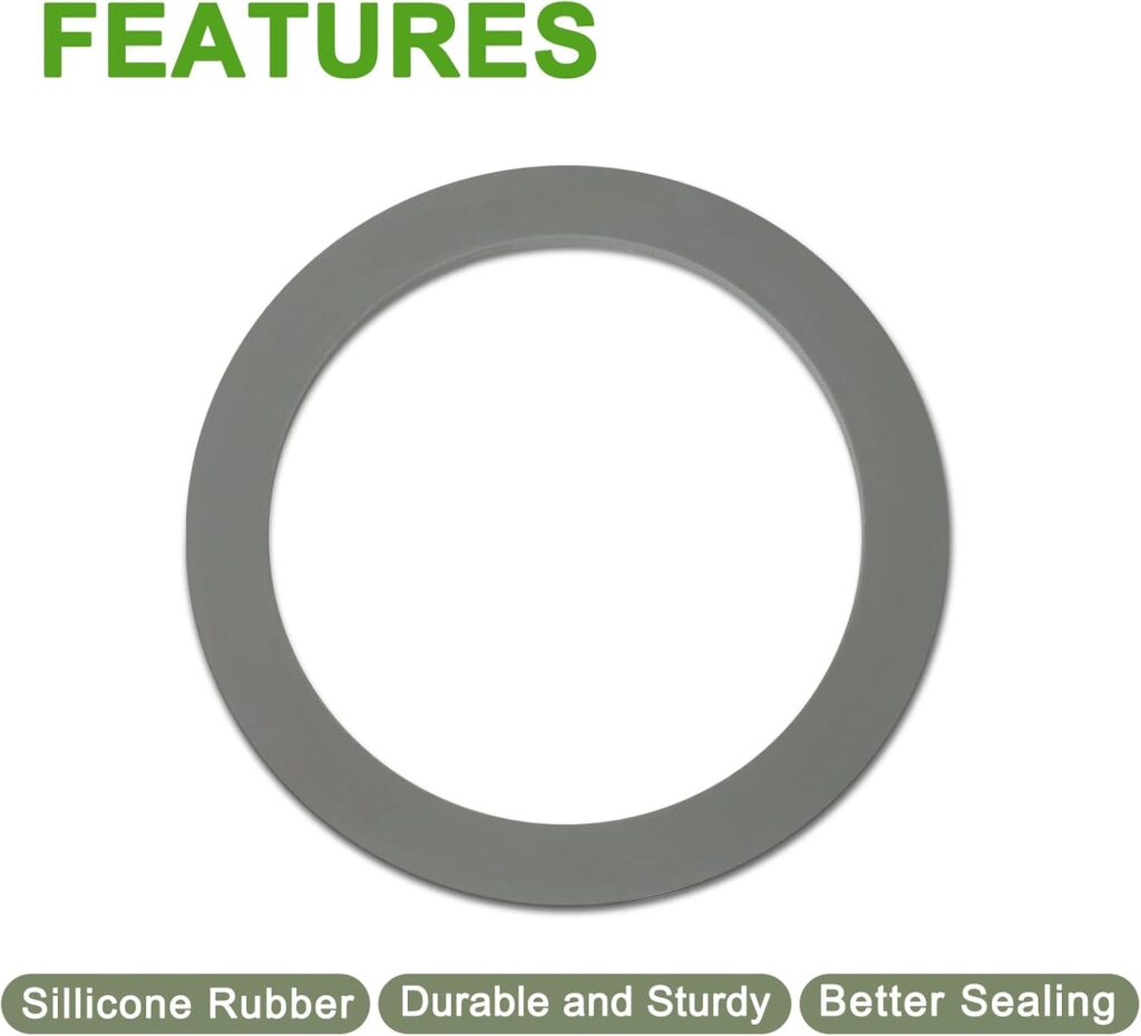 8 Pack Rubber Gaskets Replacement Seal for Oster Blender Replacement Parts Silicone O-Ring aspas para licuadora Compatible with Oster and Osterizer Blender Blade Accessories