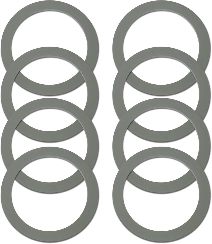 8 Pack Rubber Gaskets Replacement Seal for Oster Blender Replacement Parts Silicone O-Ring aspas para licuadora Compatible with Oster and Osterizer Blender Blade Accessories