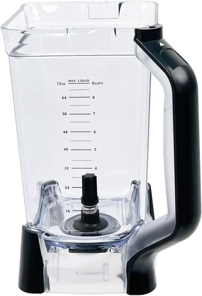 Blender Parts for Ninja 72 oz (9 Cups) XL Crushing Pitcher BL610 BL710WM BL710WMC CO610B CO650B CT610