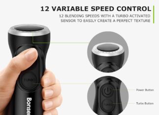 Bonsenkitchen Immersion Blender Handheld review