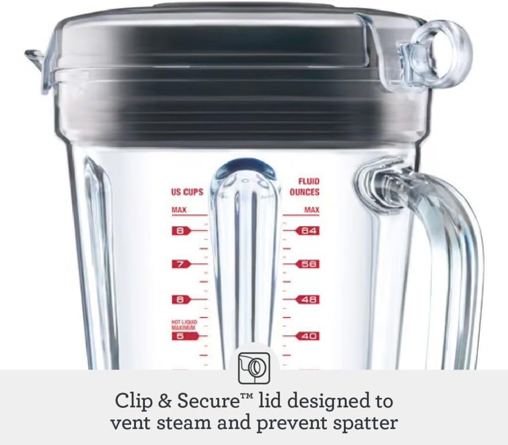 Breville BBL820SHY Q Commercial-Grade Home Blender, Smoked Hickory