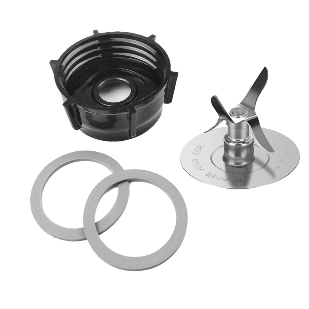 For Oster Blender Replacement Parts Blender Ice Blade with Jar Base Cap and Two Rubber O Ring Seal Gasket Accessory Refresh Kit,Compatible with Oster Blender For Oster Blender Replacement Parts Blender Ice Blade with Jar Base Cap and Two Rubber O Ring Seal Gasket Accessory Refresh Kit,Compatible with Oster Blender