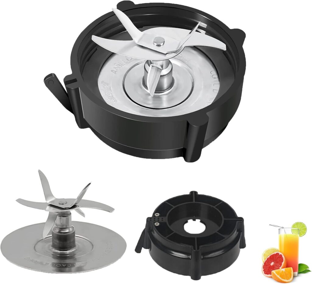 Pro 1200 Blender Blade Compatible with Oster Pro 1200 Blenders with with Jar Base Bottom and Rubber O-Ring Gasket for Oster Pro 1200 Blender Replacement Parts
