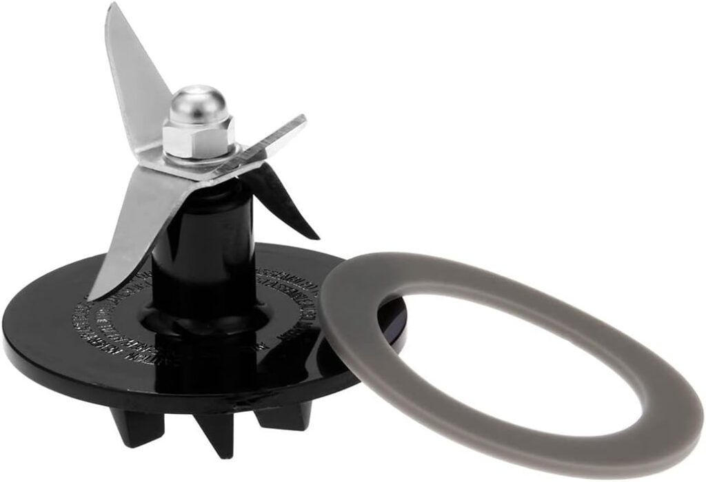 Blender Cutting Assembly, Blender Blade Replacement Parts with 1 Pieces Blender Gaskets, Compatible for Cuisinart Blenders CBT-500, SB5600, CB600,BFP-10CH