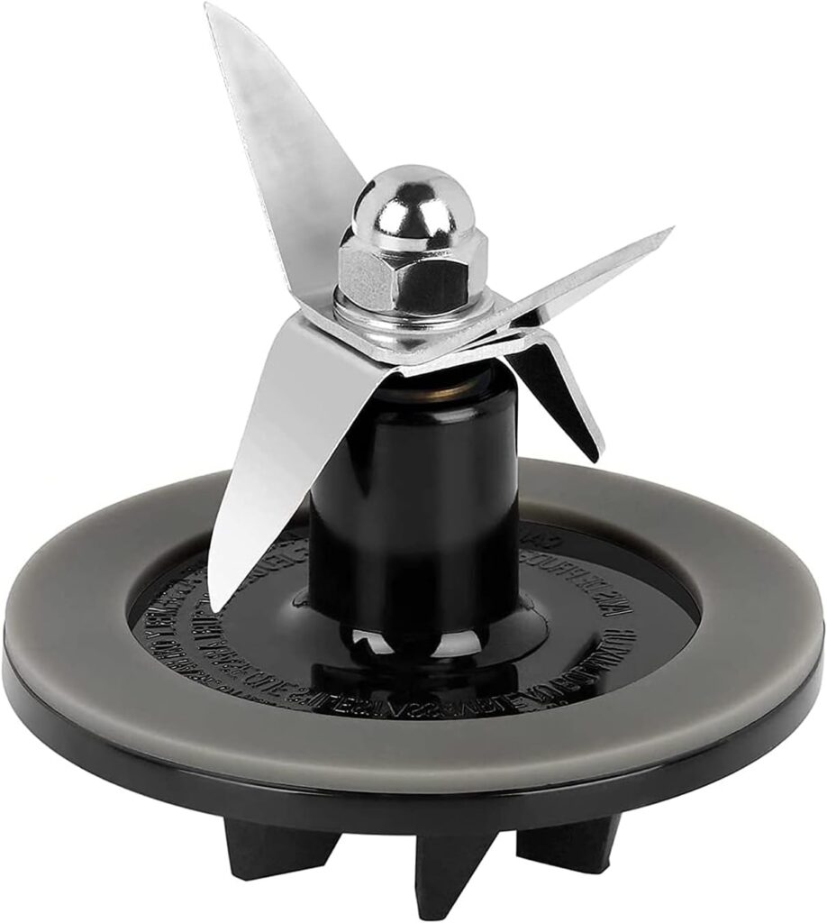 Blender Cutting Assembly, Blender Blade Replacement Parts with 1 Pieces Blender Gaskets, Compatible for Cuisinart Blenders CBT-500, SB5600, CB600,BFP-10CH