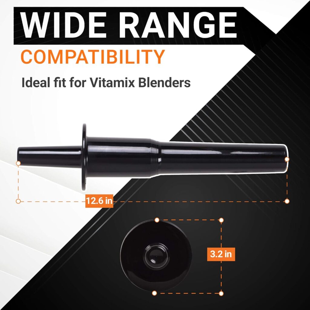 BlueStars 2-Pack Blender Tamper Tool – Compatible with Vitamix 5000, 5200, 6300, 760  Standard 64oz Containers – BPA-Free, Durable Replacement Accessory BlueStars 2-Pack Blender Tamper Tool – Compatible with Vitamix 5000, 5200, 6300, 760  Standard 64oz Containers – BPA-Free, Durable Replacement Accessory