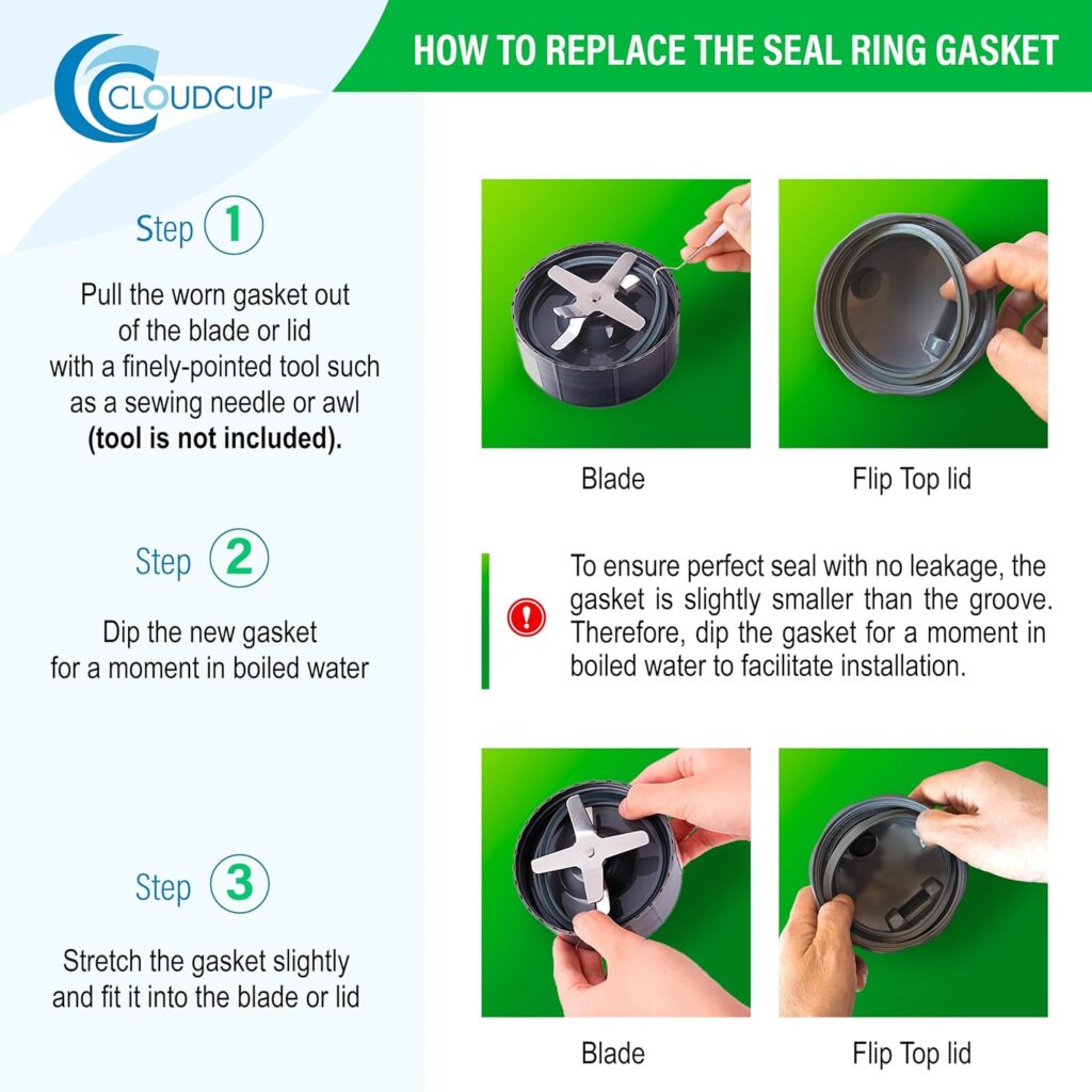 Gasket Replacement Rubber Seal Ring Gaskets for Nutribullet Parts Accessories Blender 900 Series 600W and 900W