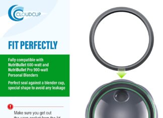Gasket Replacement Rubber Seal Ring for Nutribullet 600/900W review