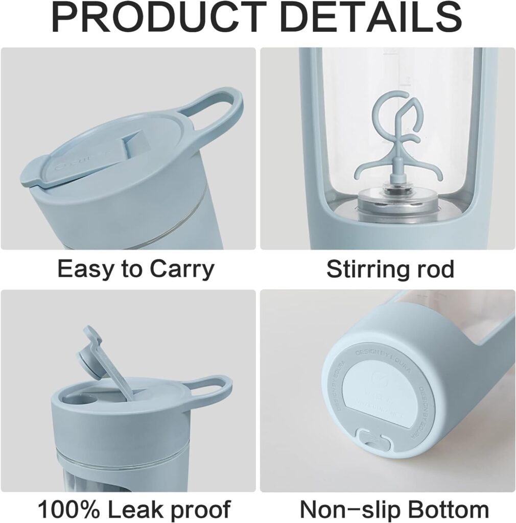 JOTER  LIBEAR Electric Shaker Bottle, Made with Tritan - BPA Free - Portable Mixer Cup/USB Rechargeable Shaker Cups for Protein Shakes and Meal Replacement Shakes, 22 oz