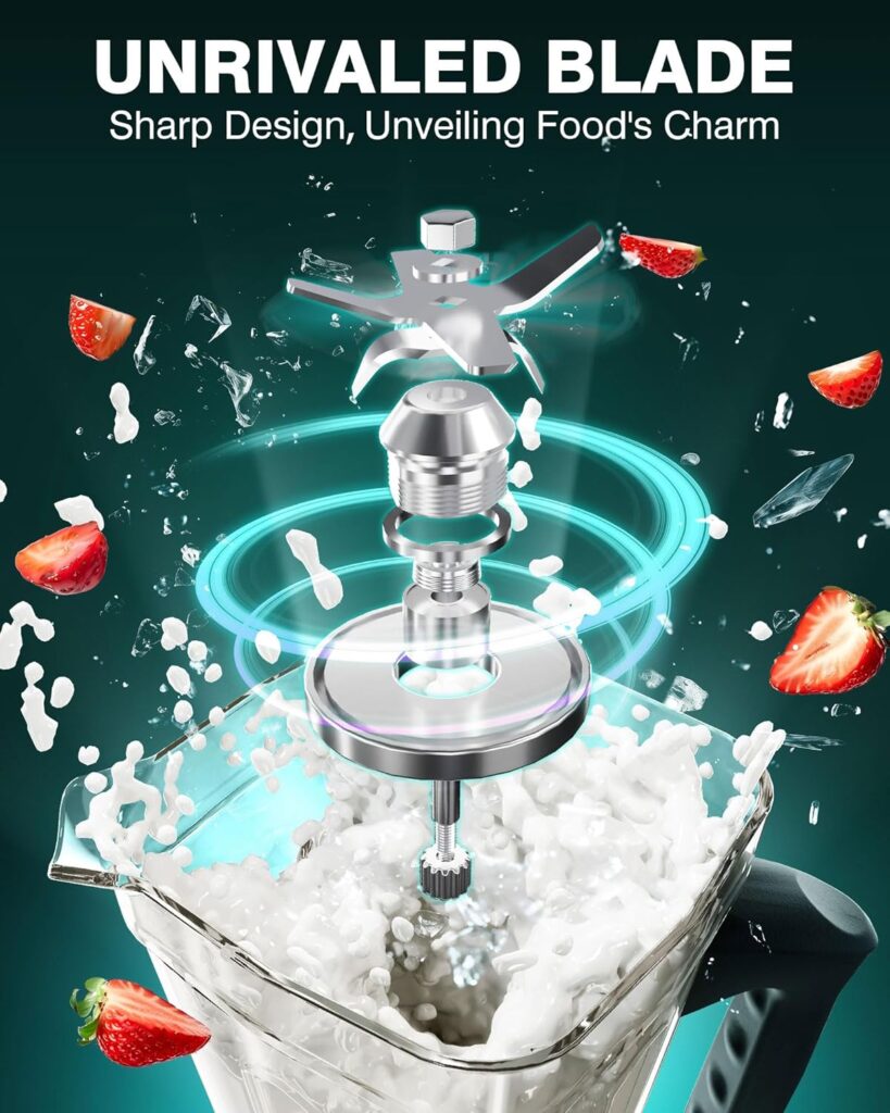 WantJoin Blender Cup ONLY for WantJoin 200D Ice Blenders,Spare pitcher for Mechanical blender and Digital display blender (Plastic)