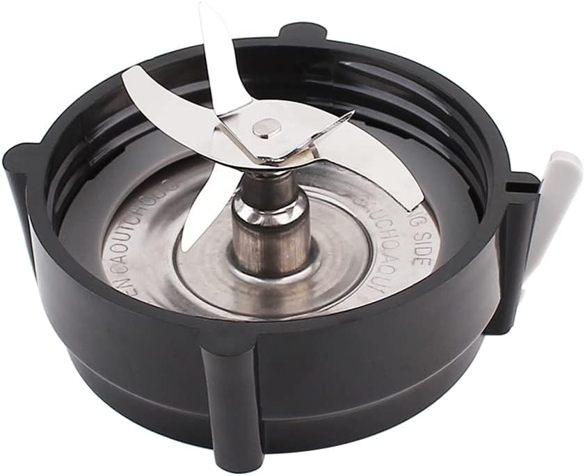 Anbige Replacement Parts Glass jar with Jar Base Bottom Cap,Blade with Rubber Gasket, Compatible with Oster Pro 1200 Blenders