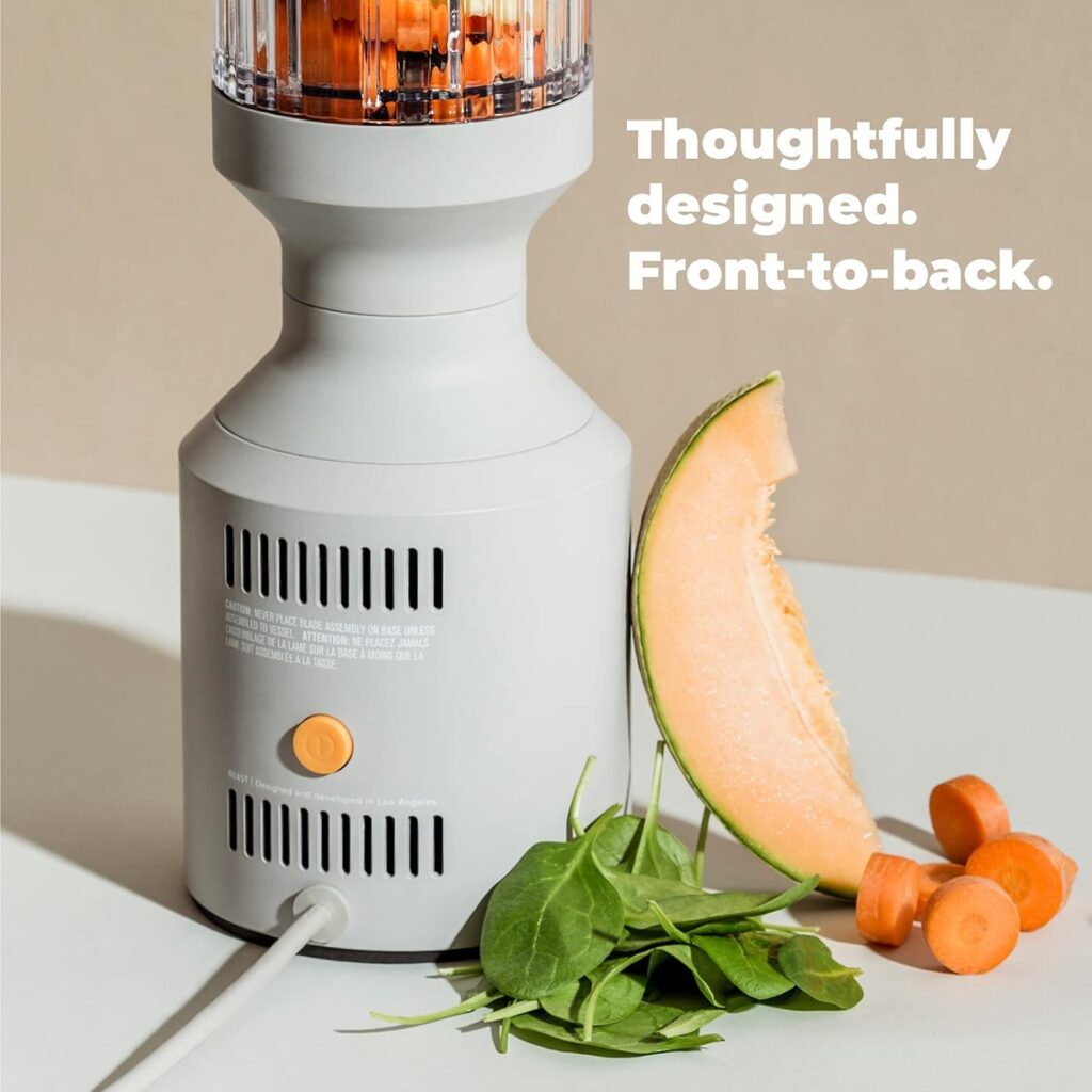 Beast Blender + Hydration System | Blend Smoothies and Shakes, Infuse Water, Premium Kitchen Countertop Design, 1000W (Pebble Grey) Beast Blender + Hydration System | Blend Smoothies and Shakes, Infuse Water, Premium Kitchen Countertop Design, 1000W (Pebble Grey)
