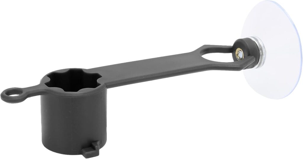 Haofy Blender Wrench, Knife Turning Auxiliary Ergonomic Design Safety ABS Blender Wrench Easy Installation Home Blender Accessories (Grey)