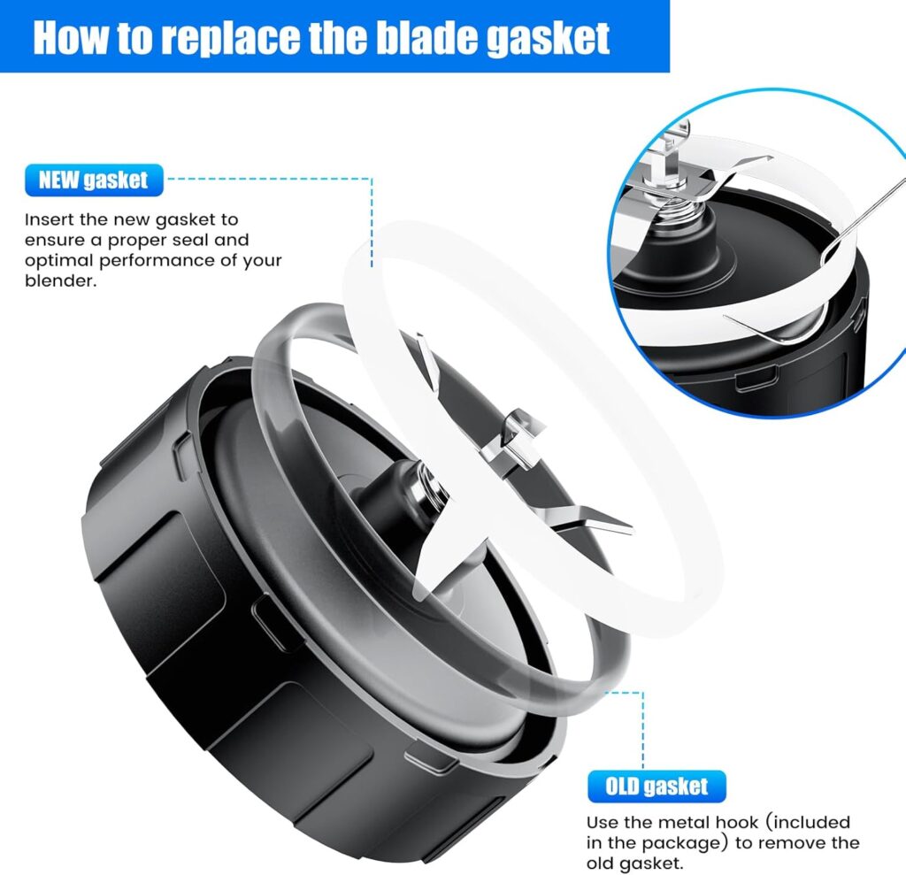 11-in-1 Blender Accessories, Blender Replacement Parts Compatible with Nutri Ninja, 24oz Blender Cups and Blade Assembly with Cross Flat Blades for Crushing Grinding 11-in-1 Blender Accessories, Blender Replacement Parts Compatible with Nutri Ninja, 24oz Blender Cups and Blade Assembly with Cross Flat Blades for Crushing Grinding