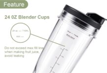 5-piece Ninja Blender Replacement Parts 24oz Cups review