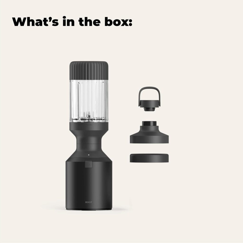 BEAST Beast Blender | Blend Smoothies and Shakes, Kitchen Countertop Design, 1000W (Cloud White) BEAST Beast Blender | Blend Smoothies and Shakes, Kitchen Countertop Design, 1000W (Cloud White)