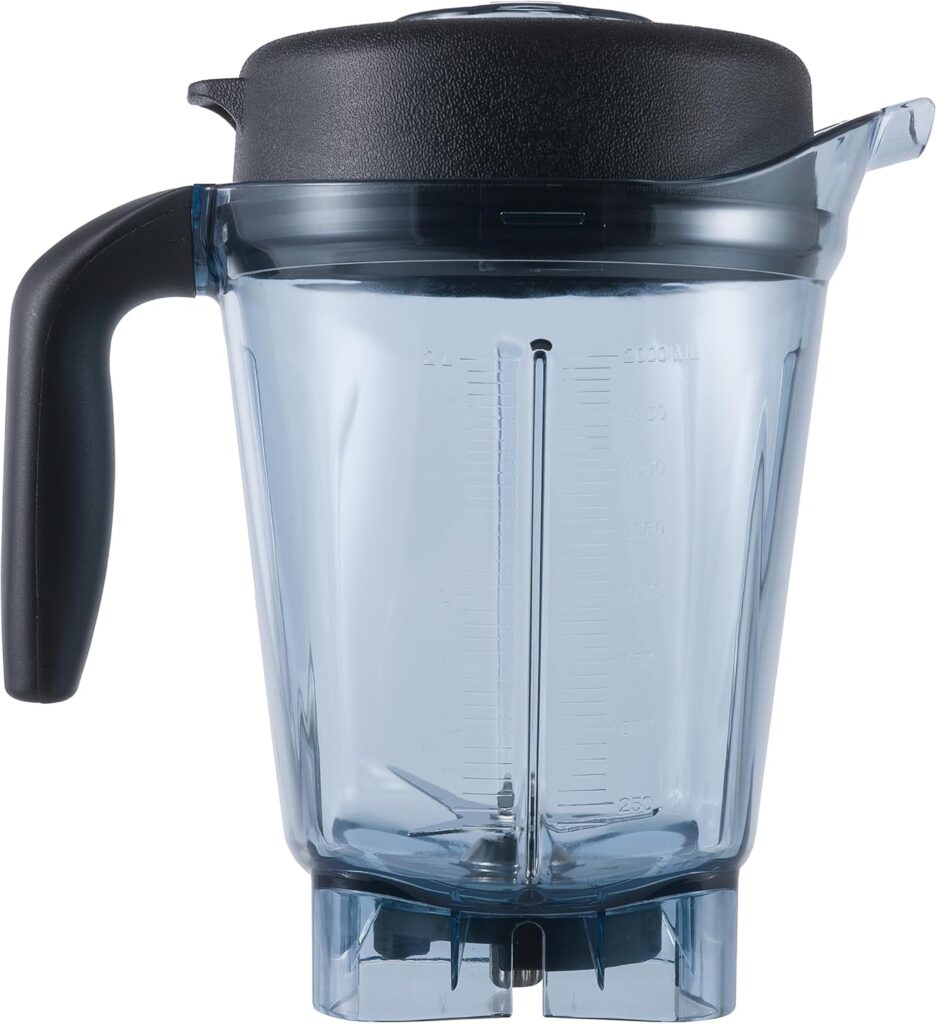 Blender Pitcher 64oz Low-Profile Compatible with Vitamix Container Jar Cup Replacement 750, 5200, 7500, E310, VM0103 More Blender Pitcher 64oz Low-Profile Compatible with Vitamix Container Jar Cup Replacement 750, 5200, 7500, E310, VM0103 More